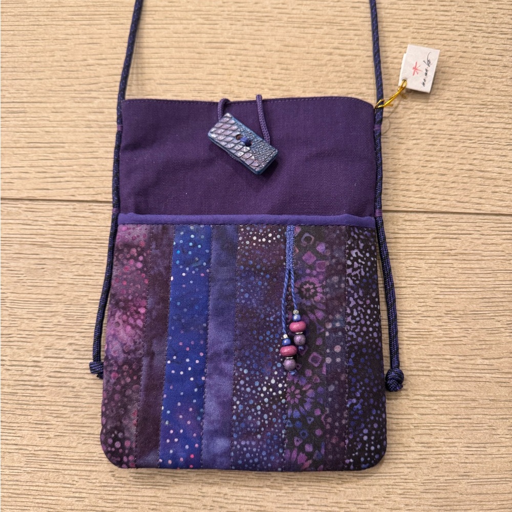 Purple Patterned Purse